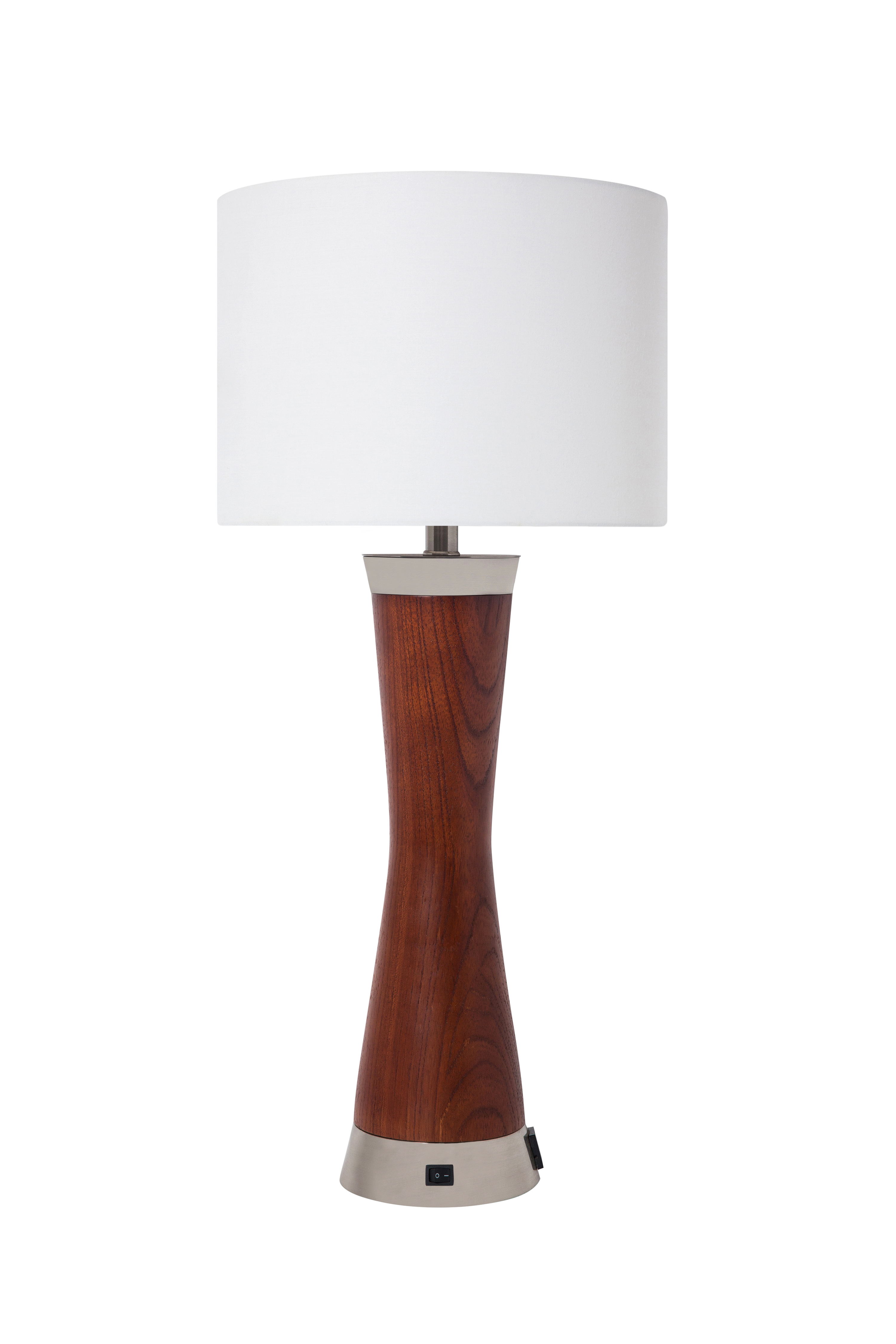 Wooden table lamp